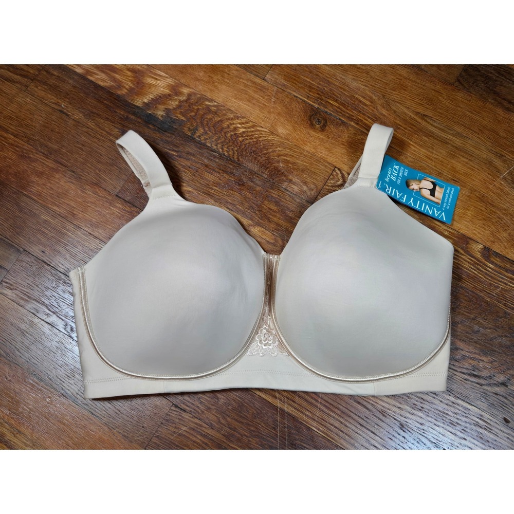 Vanity Fair Beauty Back Full Figure Underwire Bra 40G Beige 71380 NWT